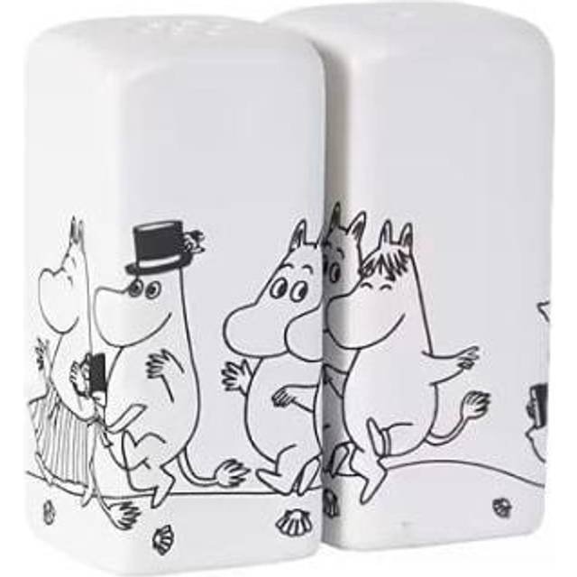 Pluto Design Muminfamilj salt- och pepparkar Vit