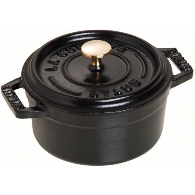 STAUB Staub La Cocotte round pot cast iron 0.25 L Graphite gray