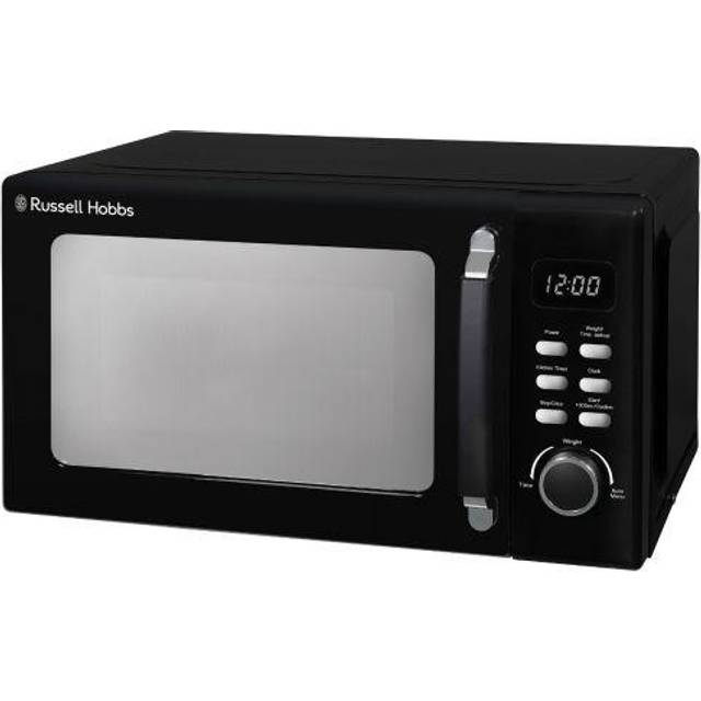 RUSSELL HOBBS Stylevia RHM2026B Compact Solo Microwave - Black, Black