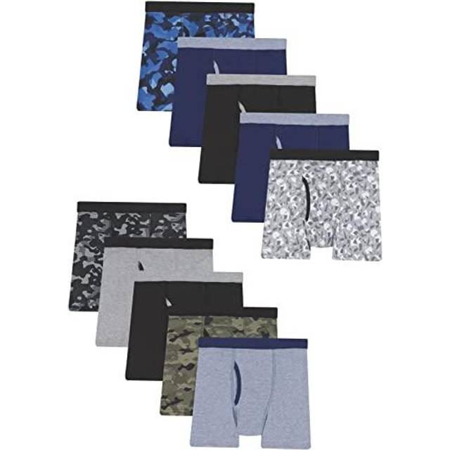 Hanes Boys And Toddler Underwear  Comfort Flex Comfortsoft Briefs  Multiple Packs Available Boxer  Multicolor - 10 Pack  Small US