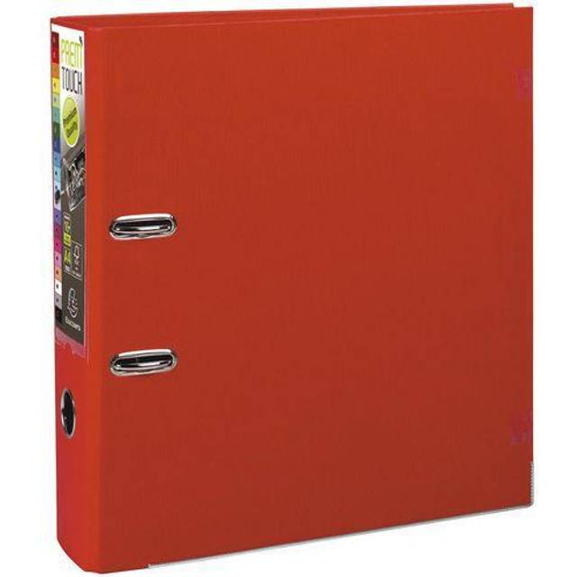 Exacompta Prem Touch Lever Arch File A4+ 80 mm Red 2 Rings 79368860 PP (Polypropylene) Portrait