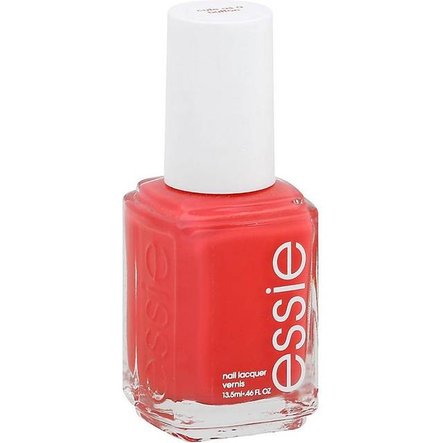 essie Salon-Quality Nail Polish  8-Free Vegan  Bright Coral  Cute As A Button  0.46 fl oz