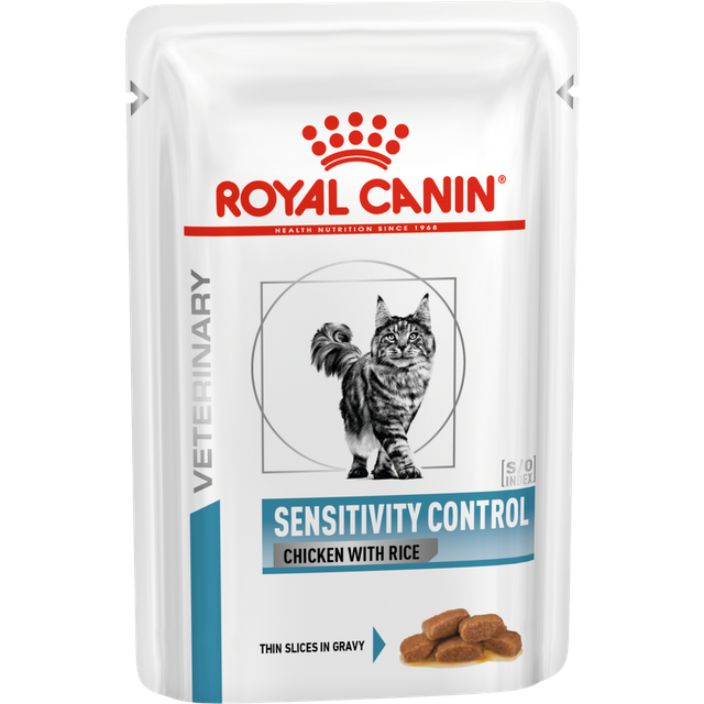 Royal Canin Veterinary Feline Sensitivity Control Chicken & Rice i s&#xE5;s  - 12 x 85 g