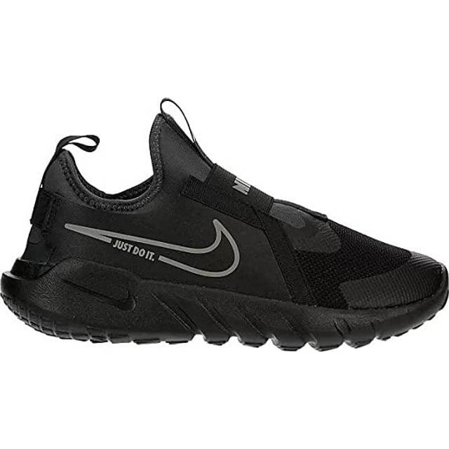 NIKE Flex Runner 2, Sneaker Unisex barn, Svart platt Pewter Anthracite Photo Blue, 37.5 EU