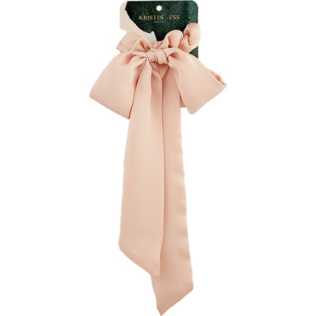 Kristin Ess Hair Scrunchie Set  Emerald Satin Hair Accessory for Women and Girls Gentle on Hair Flexible Elastic SleepNight Scrunchie 1 Count