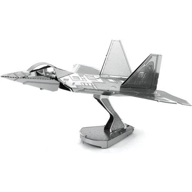 Model Kit Lockheed Martin F-22 Raptor Stealth Aircraft (Moderate Difficulty) Steel Model by Metal Earth