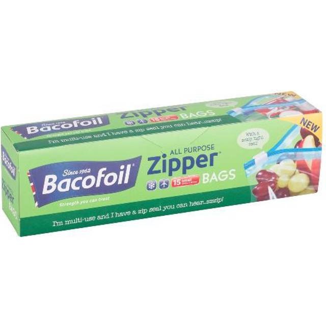 Bacofoil All Purpose Zipper Bags Small 15 Pack