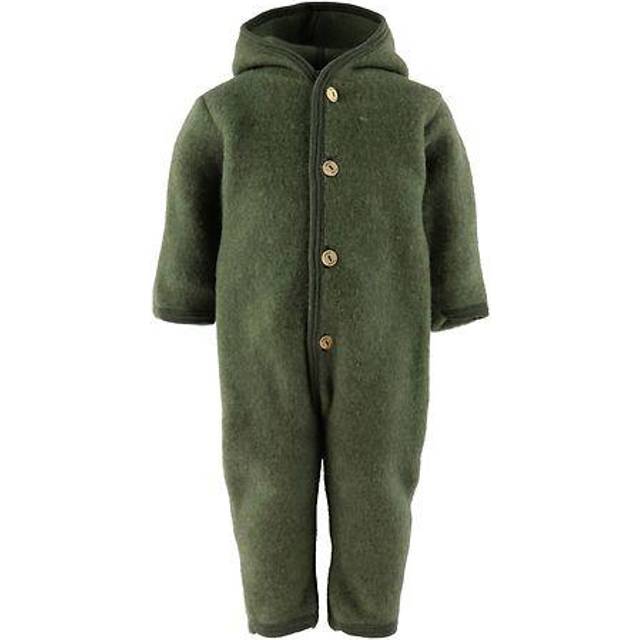 Engel Baby Overall mit Kapuze Overall Barn Storlek 62/68 Färg olivgrön