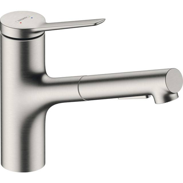 Hansgrohe Zesis M33 Stainless Steel 2jet Pull Out sBox lite Spray Sing