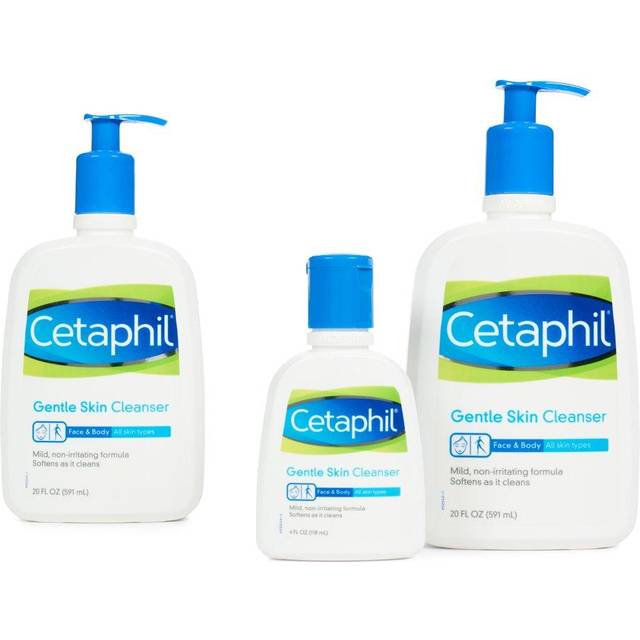 Cetaphil Gentle Skin Cleanser 2/20oz 4oz Bonus