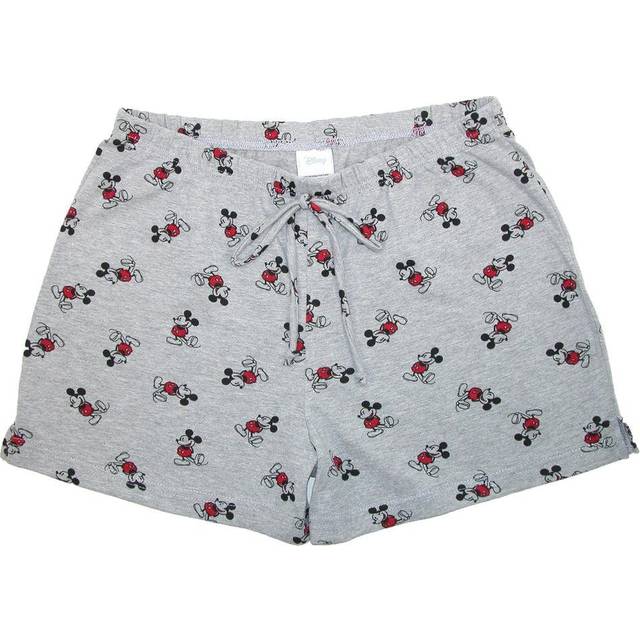 Disney Mickey Mouse Pajama Shorts - Grey Large (Large)