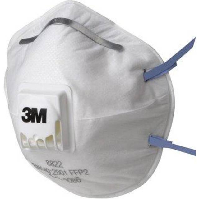 Disposable Respirator, FFP2, Valved, 8822SP, EN safety certified