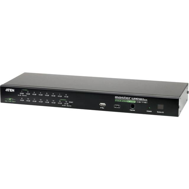 1-Local/Remote Share Access 16-Port PS/2-USB VGA KVM over IP Switch