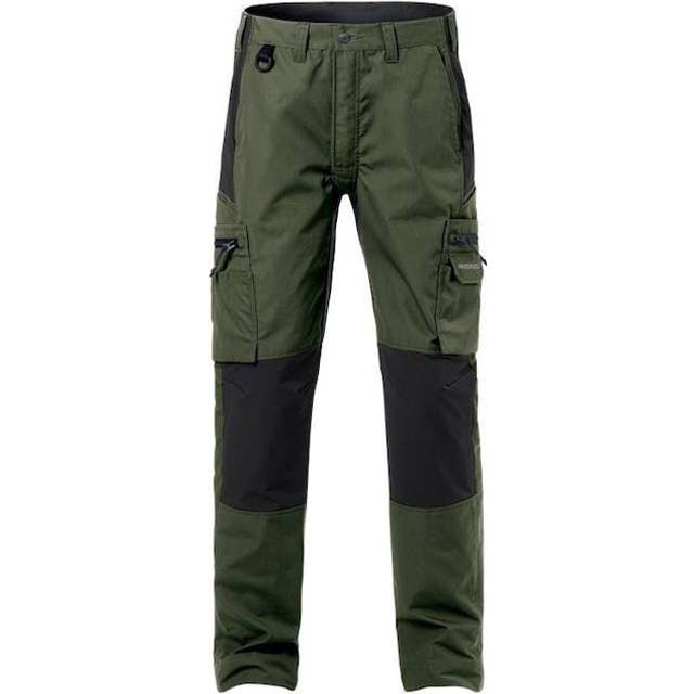 Fristads Servicebyxa stretch 2700 PLW Militärgrön/Svart C50 (C50)