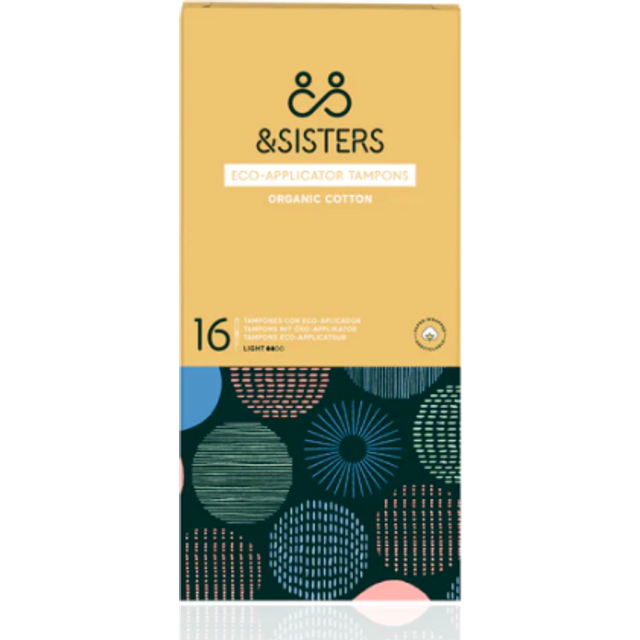 &SISTERS by Mooncup Eco-Applicator Tampons - Light - Pack of 16