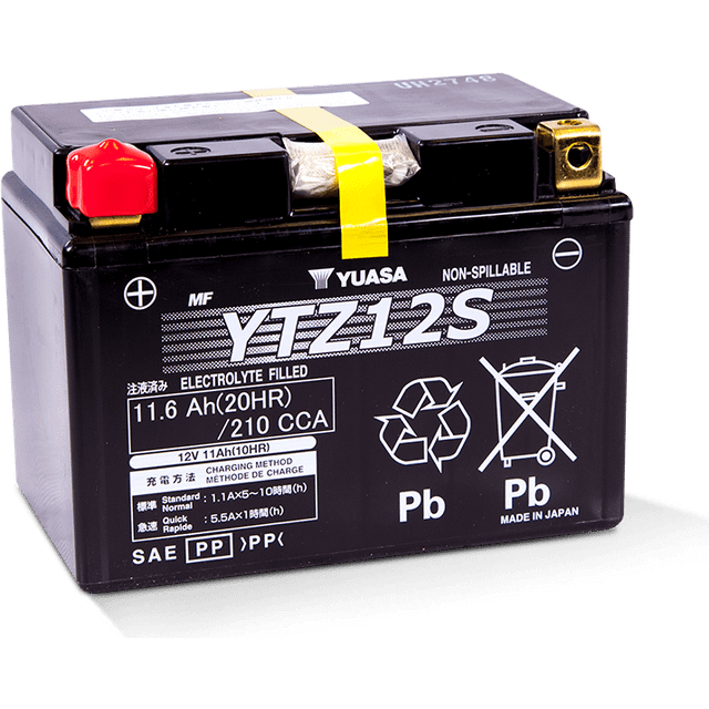 YUASA BATTERI YTZ12S FÖRLADDAD SEALAD YAMAHA XT Z SUPER TENERE 1200 2010