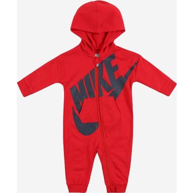 NIKE overall med huva för babypojkar, Universitet röd, 9 månader