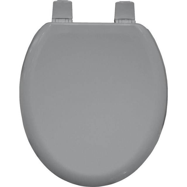 Bemis Whisper Grey Chicago STA-TITE Toilet Seat