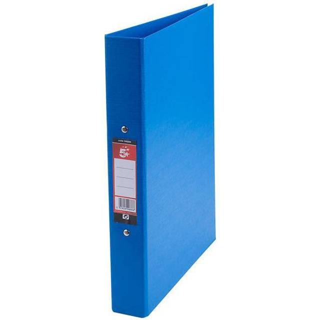 Q-Connect 2 Ring 25mm Binder Polypropylene A4 Blue Pk 10 of - KF02003