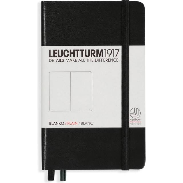 Notebook A6 Pocket Black Plain