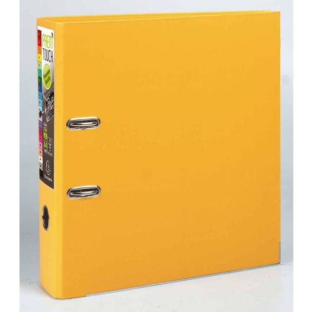 Exacompta - Ref 53549E - Prem'Touch PVC Lever Arch File - 320 x 290mm in Size, 2 Rings, Can Hold A4 Documents, 50mm Spine, 55mm Rings, FSC-Certified -