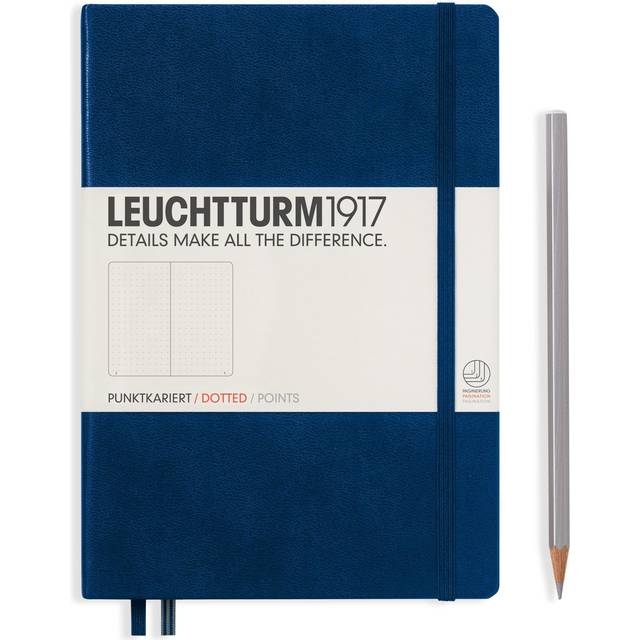 LEUCHTTURM1917 Hardcover A5 Notebook Navy - Dotted