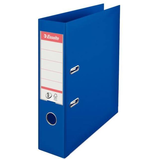 Esselte No 1 Lever Arch File Slotted 75mm A4 Blue (10 Pack) 811350