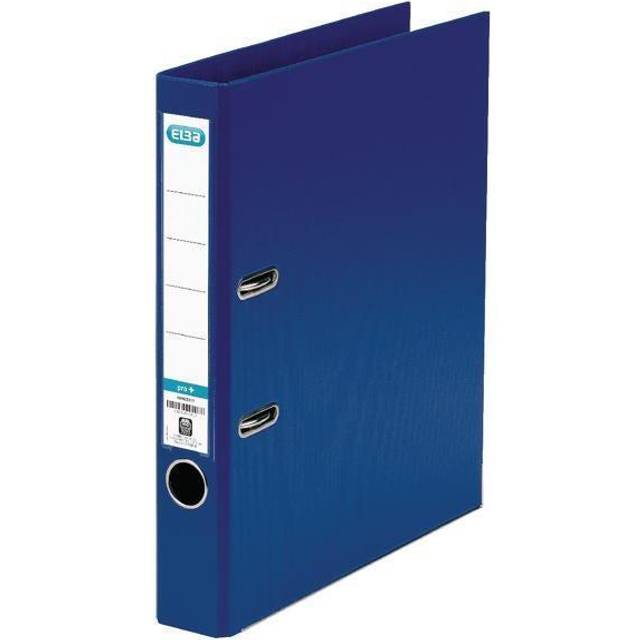 Elba 50mm Lever Arch File Plastic A4 Blue 1451-01
