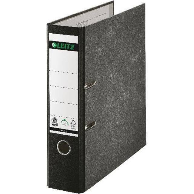 Leitz 180Â° Standard Lever Cardboard Black ring binder