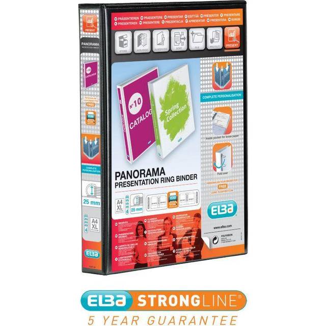 Elba 400008414 Black ring binder