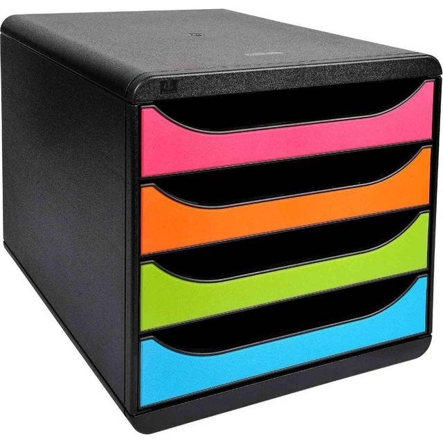 Exacompta Drawer Unit A4+ Multicolour 27.8 x 34.7 x 26.7 cm