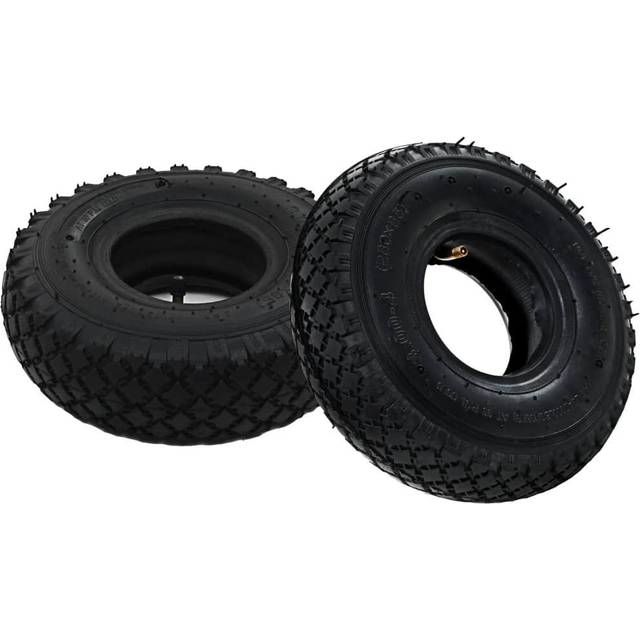 vidaXL 2 Tyres 2 Inner Tubes 3.00-4 260x85 for Sack Truck Wheel Rubber