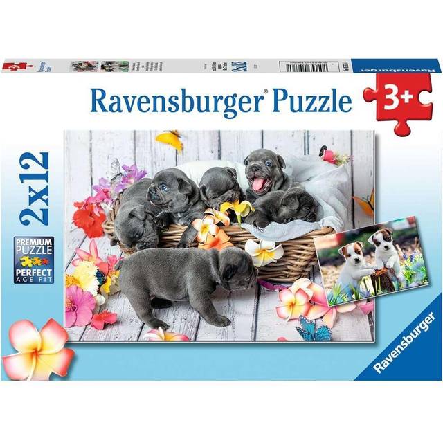 Ravensburger pussel: Small Fur Balls 2x12 Bitar