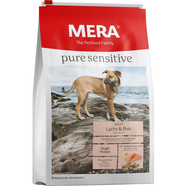 Mera Petfood Pure Sensitive Adult Lax & Ris 4 kg