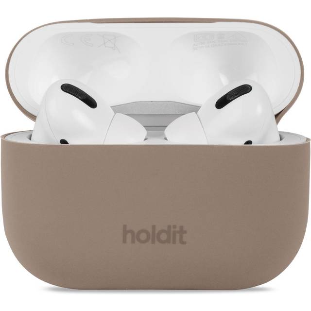 holdit AirPods Pro Nygård Skal Silikon Mocha Brown