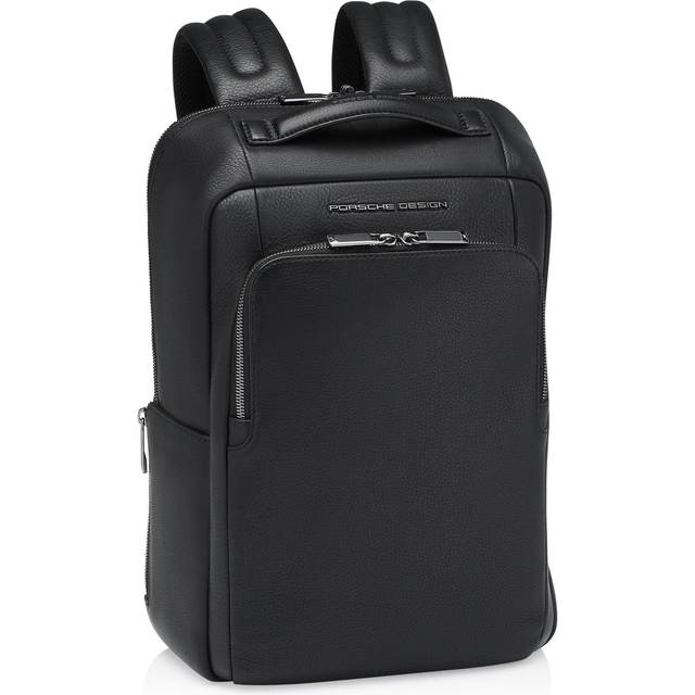 Porsche Design Roadster backpack leather 39 cm laptop compartment black
