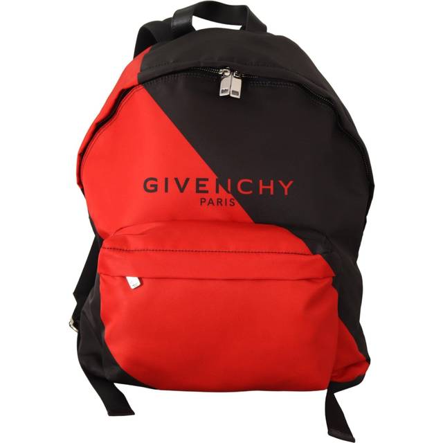 Sleek Urban Backpack in Black and Red