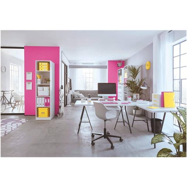 Leitz Lever Arch File 180° WOW A4 50mm Pink