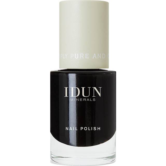 IDUN MINERALS Nail Polish Onyx |Svart |11 ml