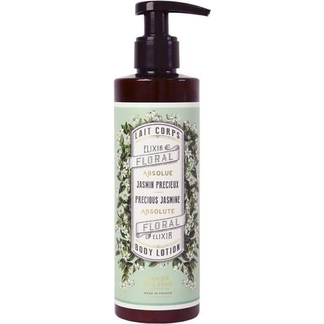 Sens Panier – kroppskräm jasmin för kvinnor, fuktgivande kroppslotion med sheasmör och olivolja – naturkosmetik från Frankrike – 250 ml