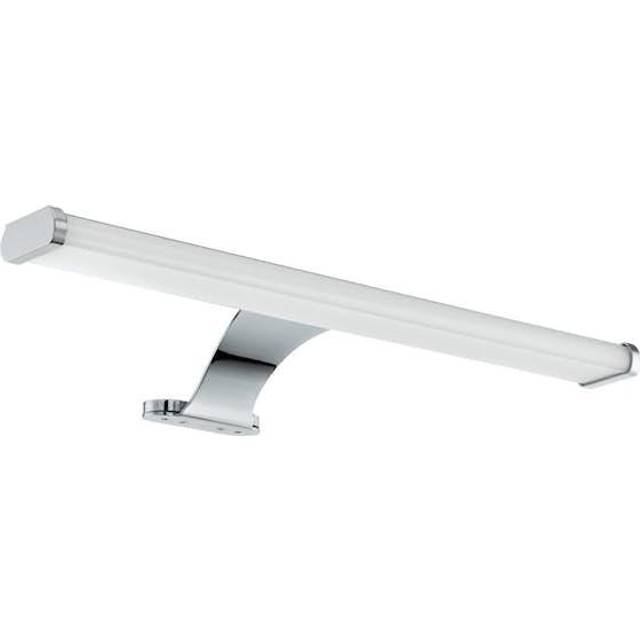 Eglo LED-spegellampa Vinchio, 1 glödlampa LED-spegellampa av stål och plast, badrum i krom, vit, LED-våtrum, IP 44, L 40 cm