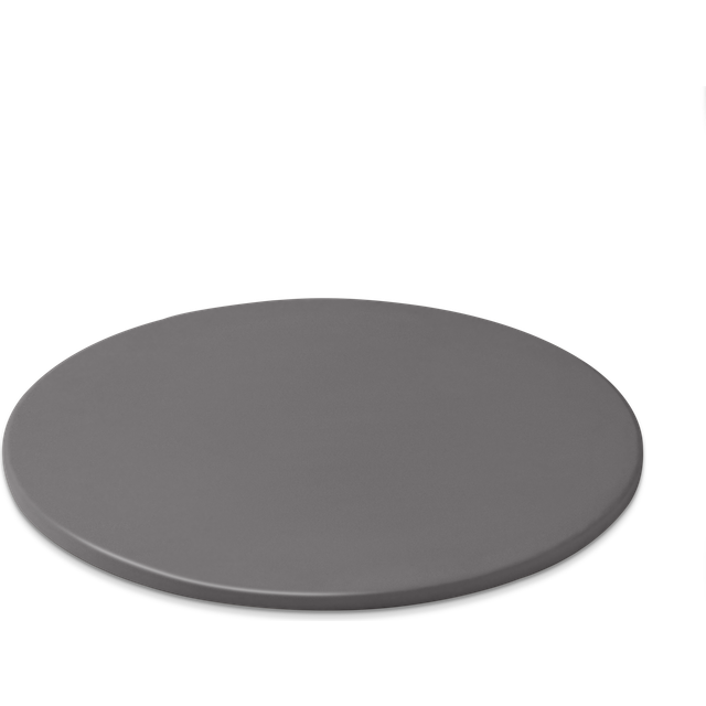 Weber Pizzasten - Stor (Ø 36 cm), Glaserad Cordierit BBQ Pizzasten, Snabb uppvärmning & värmeavgivning, passar alla grillar (kol från Ø 37 cm, gas, pellets, elektriskt) - Svart (18412)