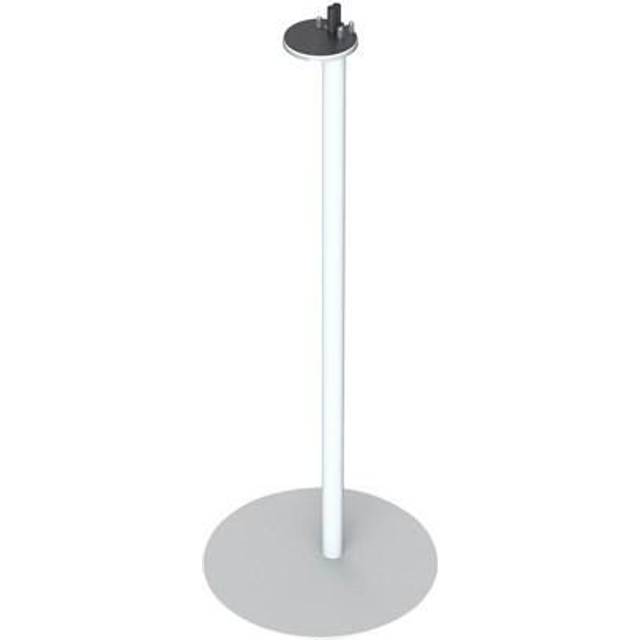 Multibrackets M - Ställ - för smart högtalare - bearbetad aluminium, laserskuret stål - vit - väggmonterbar - för Sonos One, One (Gen2), One SL, PLAY:1