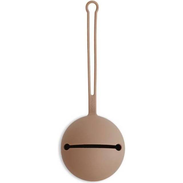 Mushie Nappfodral Silikon - Pale Taupe