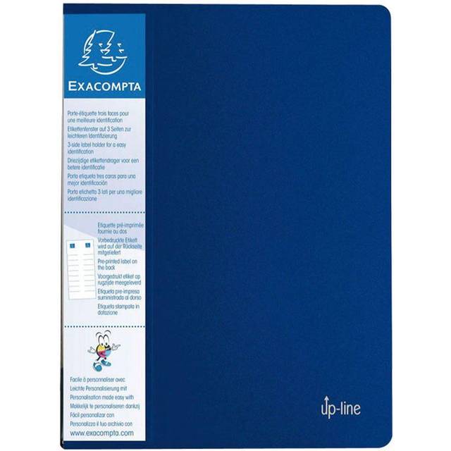 Exacompta Up line Presentation Display Book A4 Blue 40 Pockets