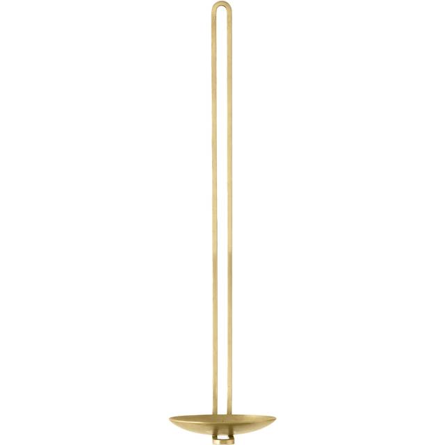 Clip Wall Candleholder 34 cm, Brass
