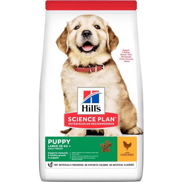 Hill's Puppy Large Breed hundfoder med kyckling. Förpackning: 2,5 kg