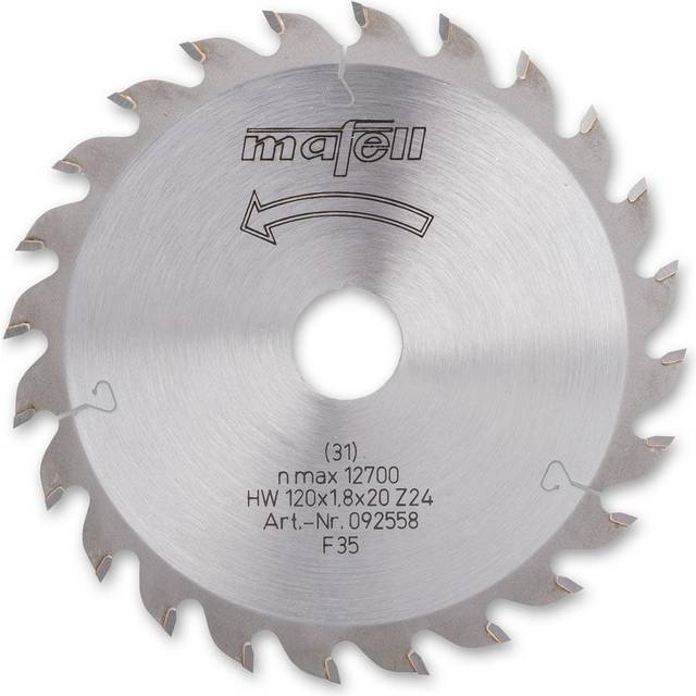 Mafell 120mm Tct Circular Saw Blade 24t