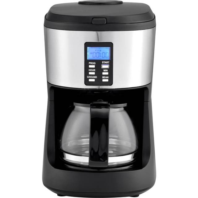 Innoteck Kitchen Pro Digital 2 In 1 Coffee Maker 700W - Black - 27.6 x 25.8 x 17.8cm