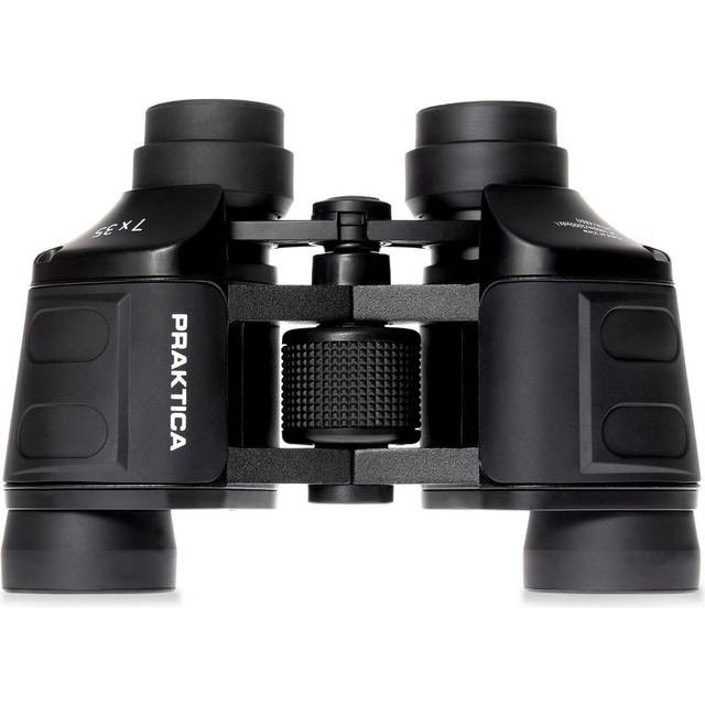 Praktica Falcon 7x35mm Wide Angle Porro Prism Field Binoculars - Black, Black